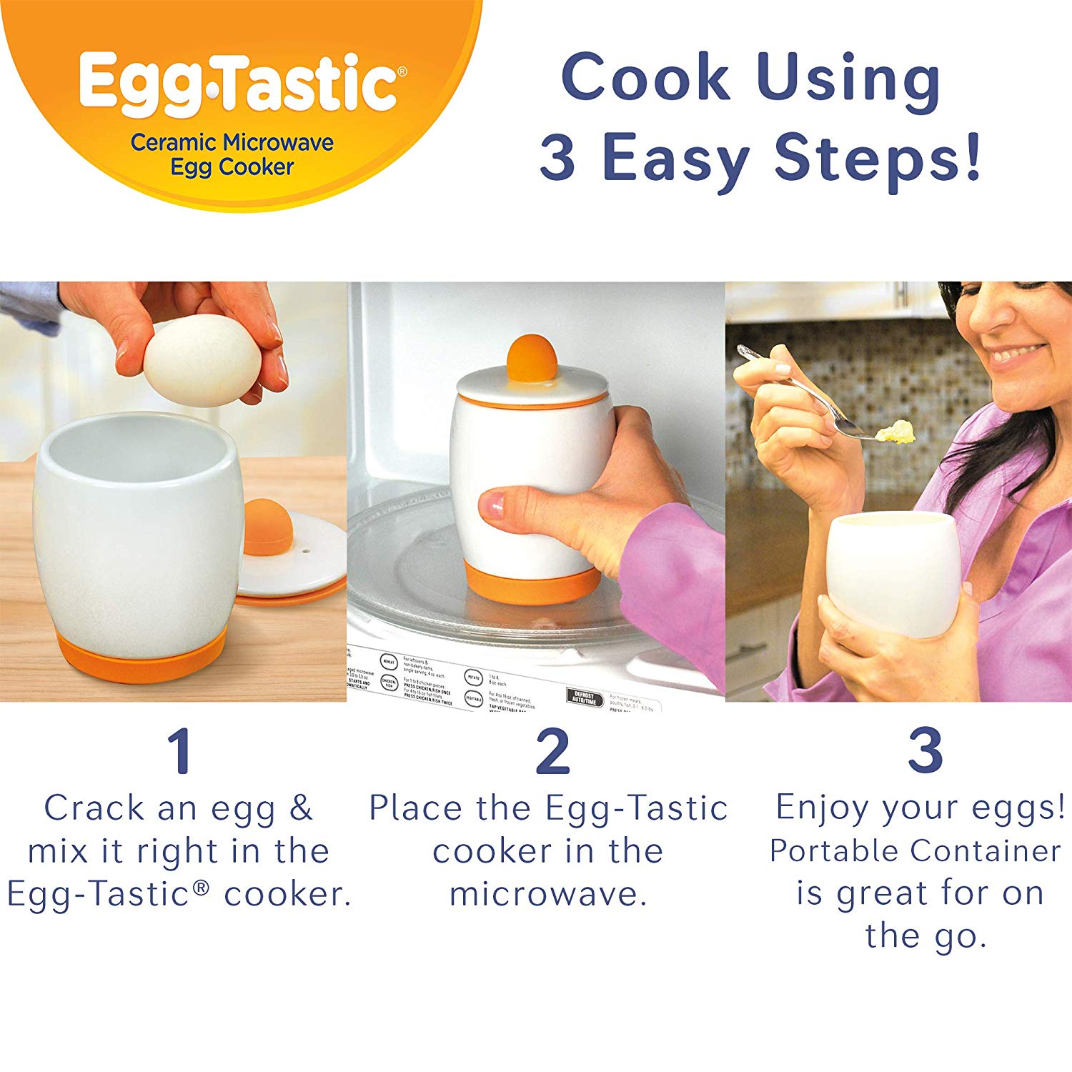 Portable Egg Cooker for Microwave